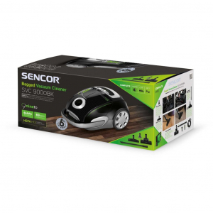 Sencor SVC 9000BK porzsákos porszívó